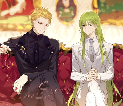 Fate Gilgamesh, King Gilgamesh, Gilgamesh And Enkidu, Gilgamesh Fate, Black And White Couples, Fate Servants, Fate Stay Night Anime, Fate Anime Series, Fate Zero