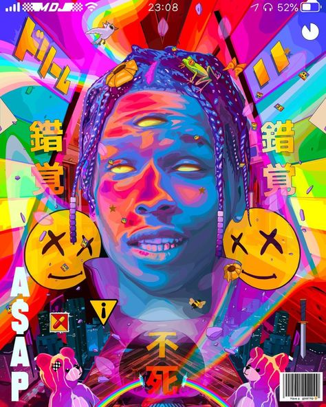 Mad Dog Jones: At the Forefront of the Art World’s Digital Revolution Asap Rocky Lsd, Mad Dog Jones, Have A Good Trip, Rainbow Shots, Good Trip, Dream Wave, Run The Jewels, A$ap Rocky, Digital Revolution