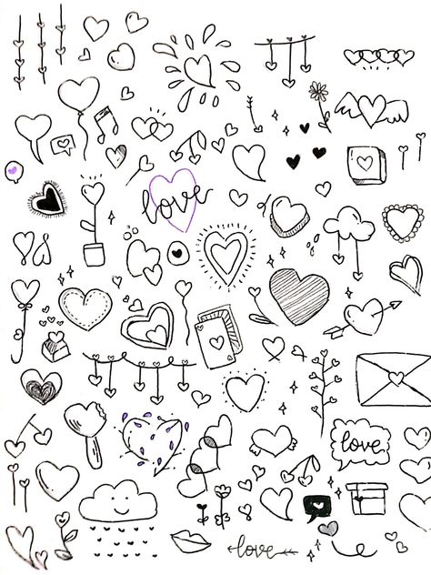 Valentines Day Doodles, Minimal Tattoo Designs, Minimal Tattoo Ideas, Valentine Doodle, Happy Doodles, Small Doodle, Hand Doodles, Note Doodles, Mini Doodle