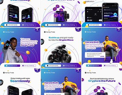 Check out new work on my @Behance profile: "SOCIAL MEDIA DESIGN FOR KEMZY TRADE (Crypto Brand)" http://be.net/gallery/195779925/SOCIAL-MEDIA-DESIGN-FOR-KEMZY-TRADE-%28Crypto-Brand%29 Crypto Social Media Design, Metaverse Design, Logistics Design, Flyer And Poster Design, Social Media Poster, Interaction Design, Design Advertising, Graphic Design Advertising, Marketing Design