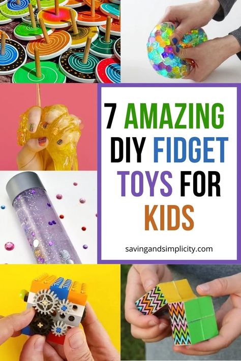 Discover 7 amazing homemade DIY fidget toys you can create for yourself, your kids or as gifts. Fidget toys are the perfect beginner craft. Doing it yourself is the perfect way to save money while at the same time creating homemade figets.  Fidget toys for kids.  DIY fidgets for gifts and so much more. Homemade Fidget, Diy Fidgets, Homemade Fidget Toys, Fidgets Diy, Diy Stressball, Figet Toys, Diy Fidget Toys, Beginner Crafts, Homemade Diy