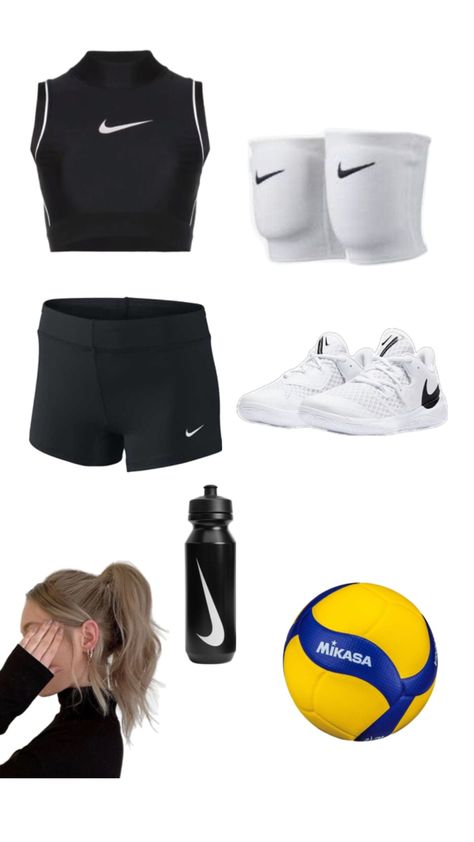 Volleyball Training, Volleyball Outfits, Training Clothes, Lazy Outfits, Sporty Outfits, Women's Costumes, Gym Outfit, Volleyball, Active Wear