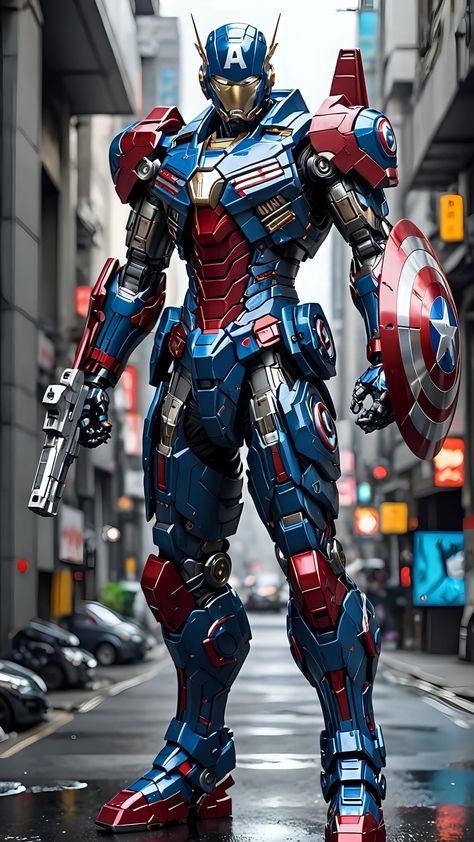 Iron Man All Armors, Iron Man Cartoon, Macross Valkyrie, Superhero Art Projects, Marvel Superheroes Art, Super Suit, Avengers Art, Iron Man Art, Iron Man Suit