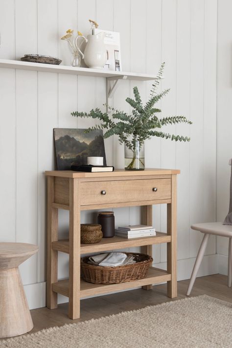 Lodge Interiors, Console Table Design, Kitchen Island Table, Small Hallways, Hall Table, Space Saving Storage, Decor Home Living Room, Furniture Collections, Black Paint