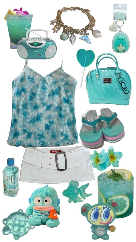 #shuffle #outfitinspo #outfit #fashion Cute Colorful Outfits, 90s Teen Fashion, Tropical Outfit, Slay Outfits, Beachy Outfits, 90s Fashion Outfits, Quick Outfits, 2000s Fashion Outfits, Layering Outfits