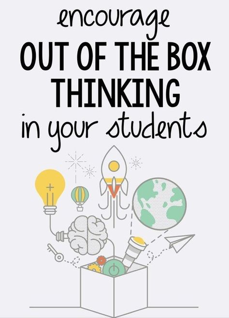 Encouraging students to think outside of the box will help them develop reasoning, critical thinking skills and more. Arts Classroom, Assessment Rubric, Higher Order Thinking Skills, Creative Problem Solving, Education Activities, High School Classroom, Learning Strategies, Teacher Tips, Brown Hairstyles