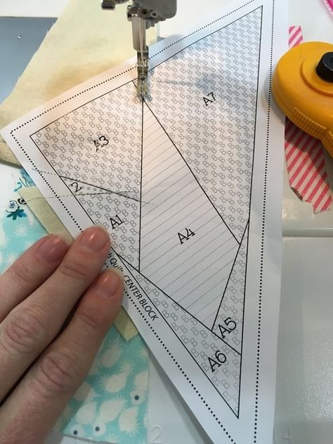 Foundation Paper Piecing - Tricky Angle Tutorial — Violet Craft Patterns For Quilting, Foundation Paper Piecing Templates, Foundation Paper Piecing Tutorial, Starburst Quilt, Paper Peicing Patterns, Hand Stiching, Violet Craft, Free Paper Piecing Patterns, Paper Piecing Tutorial