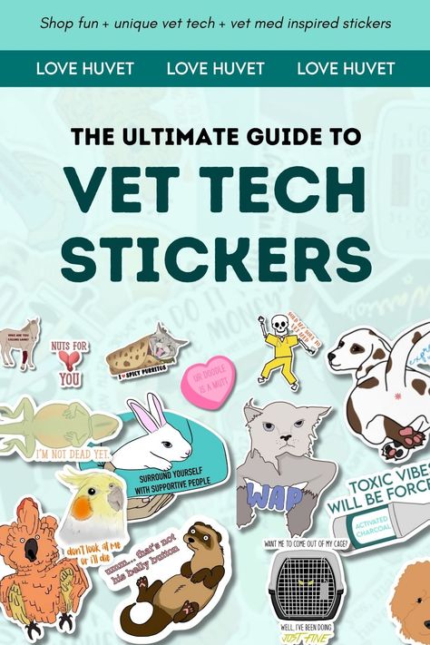 vet tech stickers Zoo Vet Tech, Vet Tech Appreciation Week Ideas, Vet Tech Week Gift Ideas, Veterinary Medicine Humor, Vet Tech Scrubs, Veterinary Technician Week, Vet Tech Appreciation Week, Tech Appreciation Week, Tech Stickers