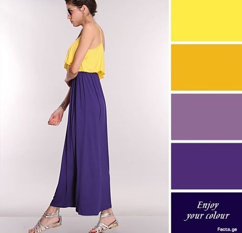 Colour Combinations Fashion, Color Blocking Outfits, Color Combinations For Clothes, Pretty Yellow, Mustard Color, Color Palette Design, Color Balance, Color Harmony, Color Pairing