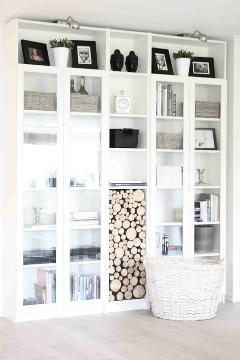 Awesome Ikea Billy Bookcases Ideas For Your Home Home Ikea Hack Living Room, Billy Ikea, Billy Bookcases, Billy Bookcase Hack, Ikea Billy Bookcase Hack, Ikea Billy Bookcase, Ikea Billy, Billy Bookcase, Room Deco