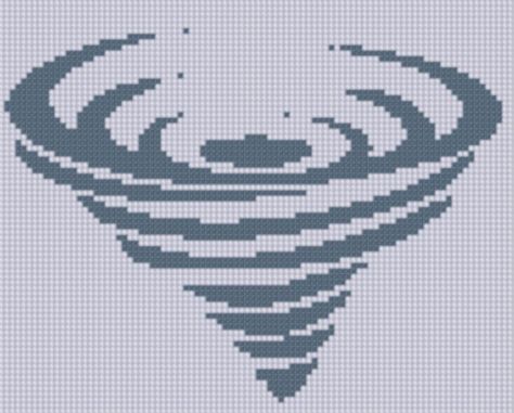 Looking for your next project? You're going to love Tornado 2 Cross Stitch Pattern by designer Motherbeedesigns. Crochet Tornado Pattern, Dna Cross Stitch Pattern, Sting Ray Cross Stitch Pattern, Cross Stitch Waves Pattern, Cthulhu Cross Stitch Pattern, Tapestry Charts, Graph Patterns, Stitch Witchery, Swedish Weaving