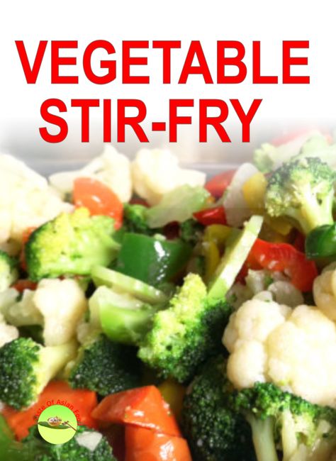 Stir Fry Broccoli And Cauliflower, Stir Fry Broccoli And Carrots, Broccoli Cauliflower Stir Fry, Chinese Vegetable Stir Fry, Filipino Pancit, Stir Fry Vegetables, Cauliflower Stir Fry, White Rice Recipes, Asian Dinner