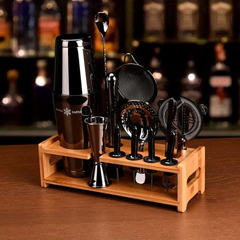 Bartender Set, Bartending Kit, Bartender Kit, Boston Style, Bartender Tools, Types Of Cocktails, Chill Drinks, Martini Shaker, Boston Fashion