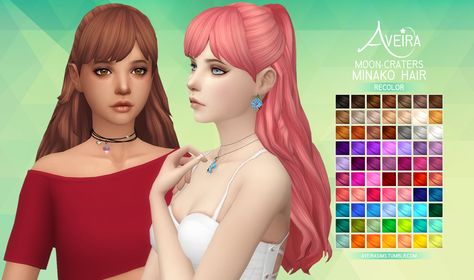 Moon Craters Minako Hair #Aveirasims #Sims4 Moon Craters, Los Sims 4 Mods, Sims 4 Cc Hair, Cc Hair, Sims 4 Anime, Pelo Sims, Sims 4 Mm Cc, Sims 4 Mm, Sims Four