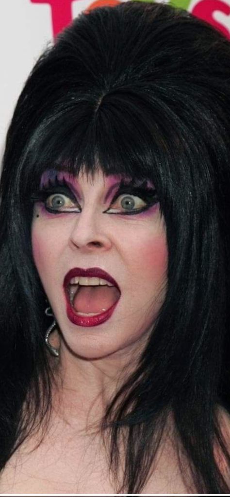 Elvira Makeup, Elvira Costume, Elvira Movies, Cassandra Peterson, Elvira Mistress Of The Dark, Athletic Hairstyles, Dark Makeup, Dark Beauty, Interesting Faces