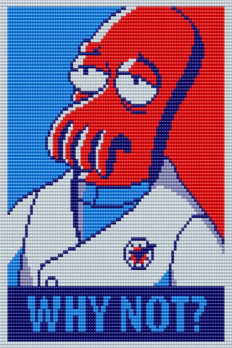 Zoidberg from Futurama  Why Not? poster Square Grid Pattern by Man in the Book 92 Columns X 107 Rows Futurama Alpha Pattern, Square Grid Pattern, Geeky Cross Stitch Patterns, Poster Square, Grid Design Pattern, Square Grid, Perler Art, Pixel Art Grid, Pixel Crochet