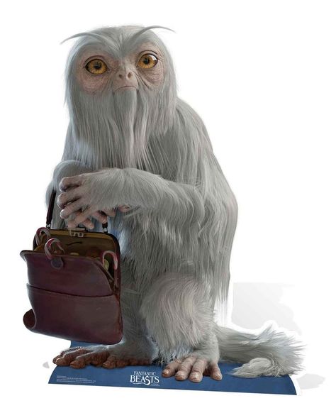 The Demiguise Fantastic Beasts Creatures, Fantasic Beasts, Fantastic Beasts Movie, Beast Creature, Cardboard Cutout, Fantastic Beasts And Where, Harry Potter Love, Harry Potter Obsession, Wizarding World Of Harry Potter