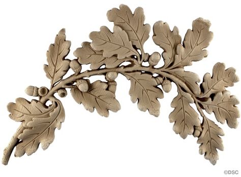 Decorators Supply Corporation Acorn And Oak, Furniture Appliques, Wood Appliques, Carving Patterns, Resin Furniture, Carving Designs, Oak Leaves, Wood Carving Art, Acanthus Leaf