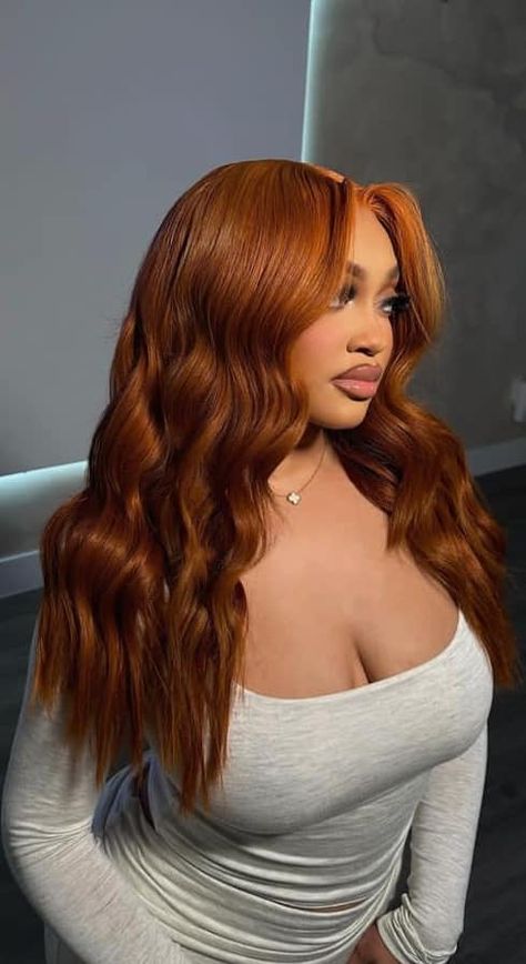 Ginger is definitely in! 😍🔥 Hair Consultation, Blonde Natural Hair, Ginger Red, Blonde Natural, Beauty Tutorial, Aliexpress Hair, Frontal Wig Hairstyles, Peekaboo Hair, Red Hair Woman