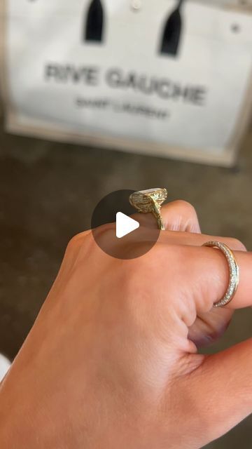 EAST WEST GEM CO. // on Instagram: "We do so many old mine emerald cuts so we had to create one in our Harlow setting 💍 The donut is so important here because the culet (hole) in this cut allows you to see through it, and without that, you would see the metal in your setting underneath 
-—————————
#EASTWESTHARLOW
- 8.45 carat center (1.35 ratio)
- 13.5x10mm old mine emerald cut, (with deeper corners), pale canary center set in a 18k yellow gold setting
- 1.65mm vintage solitaire cathedral band, triple melee side accents, donut and triple split NSEW prongs 
- $4,500 (as shown)
💵 Or as low as $156.80 a month with Bread Pay*
🤚🏻 Shown on a size 4.5 finger
💍 This exact ring is available for try on in the New York showroom or can be purchased. Currently a size 6.5 and can be resized between Nsew Prongs, East West Gem Co, 5 Fingers, Yellow Gold Setting, East West, Emerald Cut, Try On, Emerald, Size 4