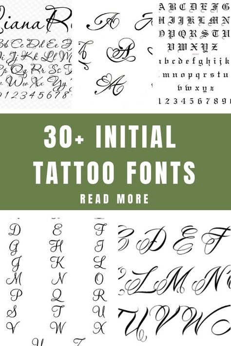 30+ Initial Tattoo Fonts Fonts for tattoos #fontsfortattoos tattoo #tattoo tattoos #tattoos fonts #fonts font #font 9.245 Initial Tattoo Fonts, Red Ink Tattoo Words, Spine Tattoo Quotes, Tattoo Word Fonts, Fonts For Tattoos, Tattoos Fonts, Tramp Stamp Tattoos, Rib Tattoos For Women, Names Tattoos For Men