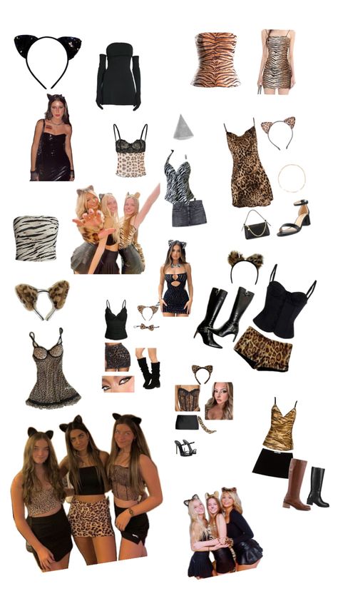 Leopard Costume, Matching Halloween Costumes, Cute Halloween Makeup, Pretty Halloween Costumes, Pretty Halloween, Group Outfits, Group Halloween Costumes, Halloween 2022, Halloween Inspo