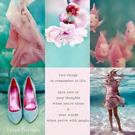 Scenic Quotes, Weekend Wishes, Nina Brown, Pink Splash, Word Collage, Mood Colors, Color Collage, Pot Pourri, Beautiful Collage