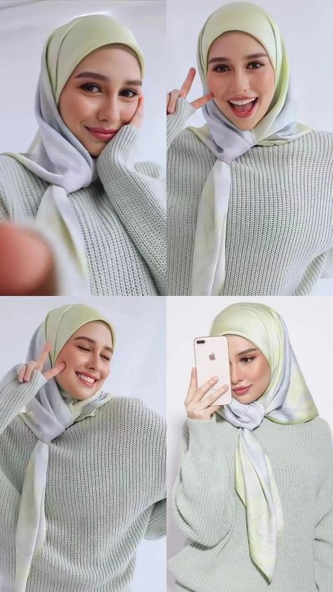 Hijab Guide, Hijab Portrait, Anna Jobling, Hijab Photoshoot, Instagram Branding Design, Muslim Style, Hijab Style Tutorial, Mode Turban, Head Scarf Styles