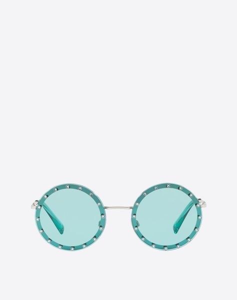 Valentino Shop, Round Metal Sunglasses, High Fashion Looks, Sunglasses Women Designer, Valentino Women, Designer Eyewear, Metal Sunglasses, Eyewear Womens, Boutique Online