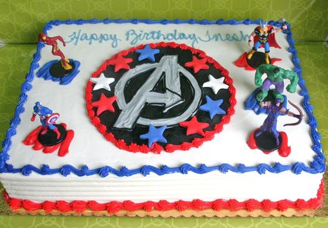 avengers toys_2888 Avengers Sheet Cake Ideas, Marvel Sheet Cake Ideas, Super Hero Sheet Cake, Superhero Sheet Cake, Avengers Sheet Cake, Avengers Cake, Marvel Party, Marvel Cake, Superhero Birthday Cake