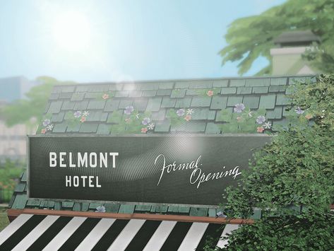 Sims 4 Hotel, Sims 4 Clutter, Sims Building, Rustic Romance, Different Signs, Retail Signs, The Sims 4 Download, Sims 4 Cc Finds, Cool Store