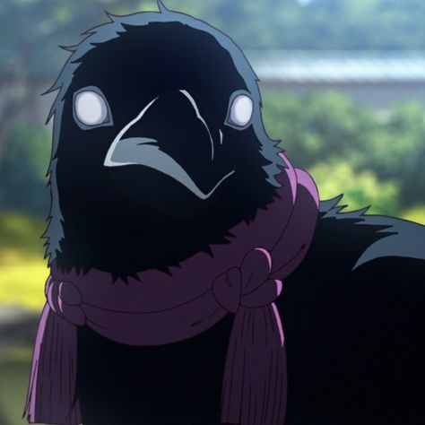 Kny Crow, Demon Slayer Crow, Kasugai Crow, Crow Anime, Crow Icon, Crow Pfp, Anime Bird, Raven Bird, Fantasy Heroes