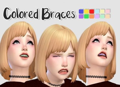 #wattpad #random Ur welcome Tag Games For Kids, Colored Braces, Tag Games, The Sims 4 Skin, Sims 4 Cc Kids Clothing, Sims Packs, Sims 4 Anime, Pelo Sims, The Sims 4 Packs