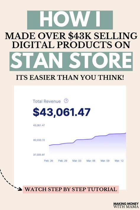 What is a Stan Store? How much is Stan Store a month? What do people sell on Stan? I am going to break down my Stan Store review and tutorial with you. I use Stan Store to make thousands of dollars every single month selling digital products. If you are looking for ways to make money online, selling digital products on Stan Store is a great way to supplement or even replace your full time income. Let me share with you my digital product ideas and social media marketing strategies. #stanstore Social Media Marketing Strategies, Pinterest Marketing Manager, Pinterest Marketing Business, Email Blast, Virtual Assistant Jobs, Etsy Promotion, Bulk Email, Etsy Marketing, Selling Digital Products