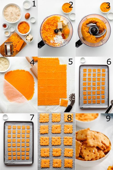 Keto Cheese Crackers (grain-free, gluten-free) - Texanerin Baking Keto Cheese Crackers, Homemade Cheese Crackers, Desayuno Keto, Resepi Biskut, Homemade Crackers, Low Carb Snack, Baking Soda Beauty Uses, Keto Cheese, Recetas Keto