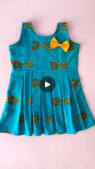 Beautiful Box Plate Baby Frock for 3-4 Years💙🧡💙 | Beautiful Box Plate Baby Frock for 3-4 Years💙🧡💙  #babyfrocks #babyfrock #babyfrockstyle #babyfrockdesigns #babyfrockcuttingandstitching #dressmaking... | By Sanjida's TailorFacebook Box Plate Frock Design, Baby Frocks Style, Plates Design, Baby F, Baby Frock, Frock Design, Plate Design, Oil Cloth, Sewing Techniques