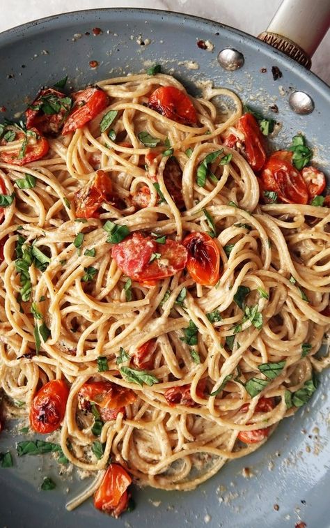 Parmesan Spaghetti, Roasted Cherry, Roasted Cherry Tomatoes, Tomato Pasta, Good Eat, Spaghetti Recipes, Roasted Tomatoes, Parmesan Cheese, Black Pepper