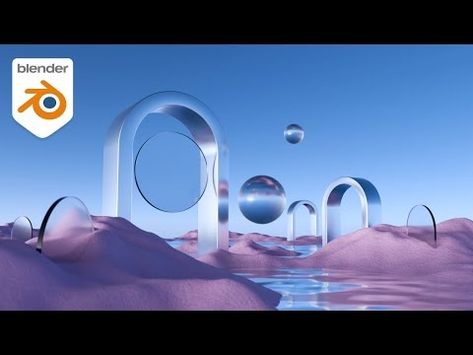 Making SURREAL LANDSCAPE Designs In Blender (Quick Tutorial) - YouTube