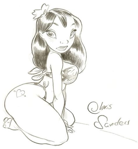 Chris Sanders Art, Chris Sanders, Pin Up Drawings, Cartoon Girl Drawing, Concept Art Drawing, Poses References, Hand Art Drawing, Cartoon Character Design, Art Challenge