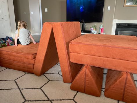 Two Nugget Builds Slide, 3 Nugget Obstacle Course, Nugget Couch Ideas Climbing, One Nugget Climbing Builds, One Nugget Builds For Climbing, 3 Nugget Couch Configurations, 2 Nugget Couch Configurations, Nugget Obstacle Course, Nugget Couch Obstacle Course