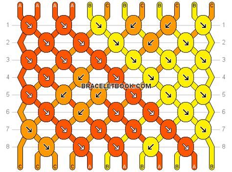 Normal pattern #15768 | BraceletBook Arrowhead Bracelet, Zig Zag Lines, Diy Friendship Bracelet, String Bracelet Patterns, Friendship Bracelet Patterns Easy, Bracelet Craft Diy, Diy Friendship Bracelets Patterns, Friendship Bracelets Diy, Diy Crafts To Do