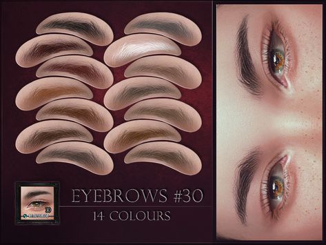 RemusSirion's Eyebrows 30 Goth Eyebrows, No Brows, Sims 4 Cc Eyes, Sims 4 Cas Mods, The Sims 4 Skin, Makeup Cc, Sims 4 Cc Makeup, Sims 4 Body Mods, Sims 4 Cc Skin