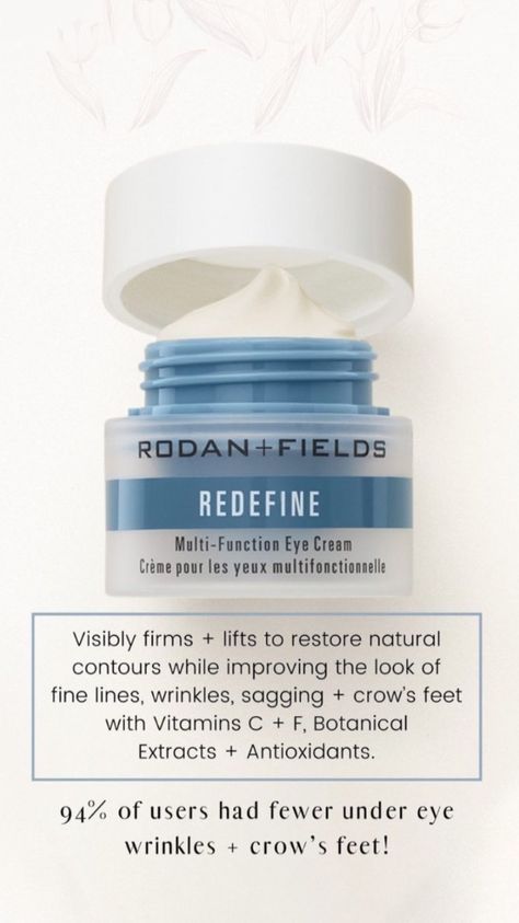 Multifunction Eye Cream Rodan And Fields, Rodan And Fields Eye Cream, Good Eye Cream, Multifunction Eye Cream, Roden And Fields, Rodan Fields Skin Care, Rodan And Fields Business, Rodan And Fields Redefine, Rodan And Fields Consultant