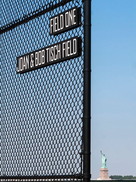 Governors Island — Pentagram Governors Island, Pylon Sign, Industrial Signage, Neon Box, Wayfinding Design, Signage System, Outdoor Signage, Environmental Graphic Design, Wayfinding Signage