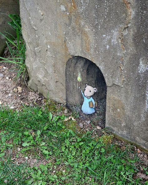 David Zinn, Chalk Artist, Pavement Art, Brick Art, Sidewalk Chalk Art, Sidewalk Art, Deco Nature, 강아지 그림, Amazing Street Art