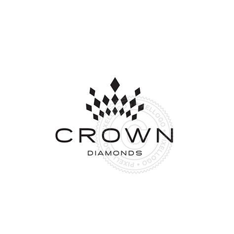 Diamond Crown logo Crown Logo Design Ideas, Emperor Logo, Crown Logos, Jewelry Shop Logo, Regal Logo, King Logo Design, Crown Logo Design, Princess Logo, Royal Logo