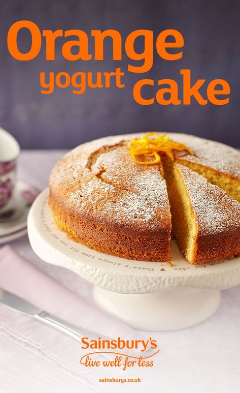 Make mum this zesty orange cake for Mother's Day. If you fancy a bit of baking, give this orange yogurt cake a go. This recipe can make 12 cupcakes if you prefer, and is great fun to make with the kids. Cupcake Recipes For Kids, Orange Yogurt, Cake Cooking, Yoghurt Cake, Fairy Cakes, 12 Cupcakes, Yogurt Cake, Cooking Classy, Orange Cake