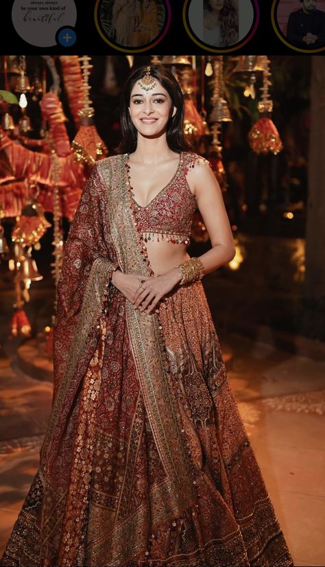 Wedding Guest Lehenga, Guest Lehenga, Navratri Day 6, Casual Bridal Dress, Indian Outfits Lehenga, Lehenga Designs Simple, Indian Bride Outfits, Bridal Lehenga Collection, Elegant Outfit Classy