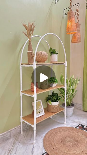 Pvc Plant Stand, Ideas Con Pvc, Bookshelf Diy, Pvc Connectors, Diy Storage Shelves, My Favorite Books, Corner Bookshelves, Bookshelves Diy, Apartment Life