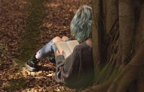 A Book, Reading, Hair, Pins